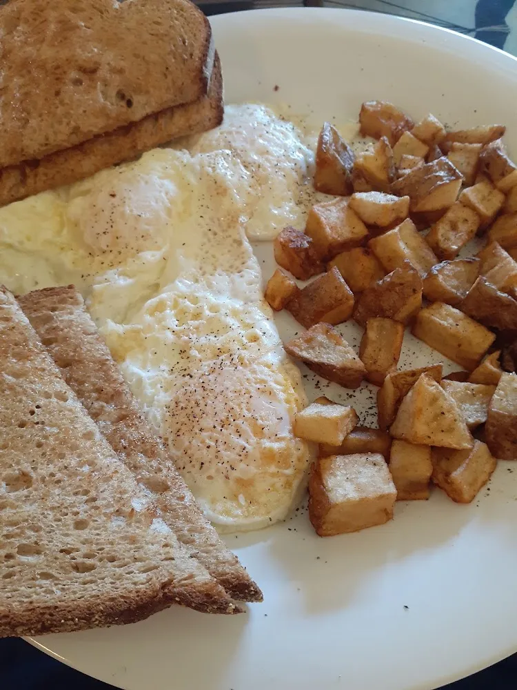 3 Eggs and Toast and Home Fries